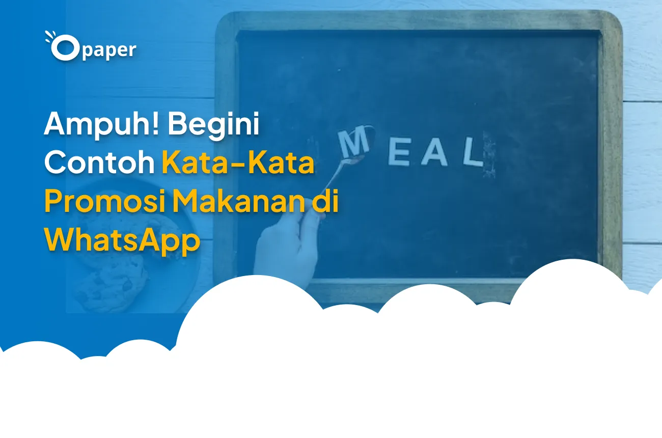 Ampuh! Begini Contoh KataKata Promosi Makanan di WhatsApp